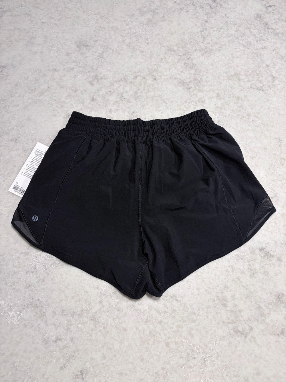 Lululemon Hawaii Tropical Graphic Hotty Hot Shorts - Black / Size 10 NWT Rare - Picture 2 of 5